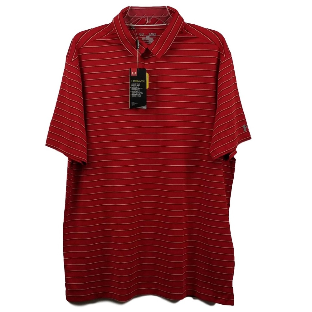 NWT Under Armour HeatGear Polo Loose XL 18.5